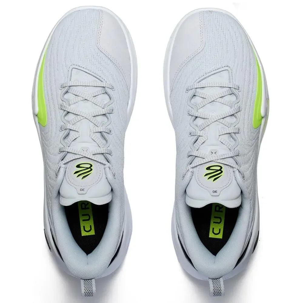 UNDER ARMOUR CURRY 12 - MEN'S (3027629-100, GREY/BLACK/VOLT) SIZE 13